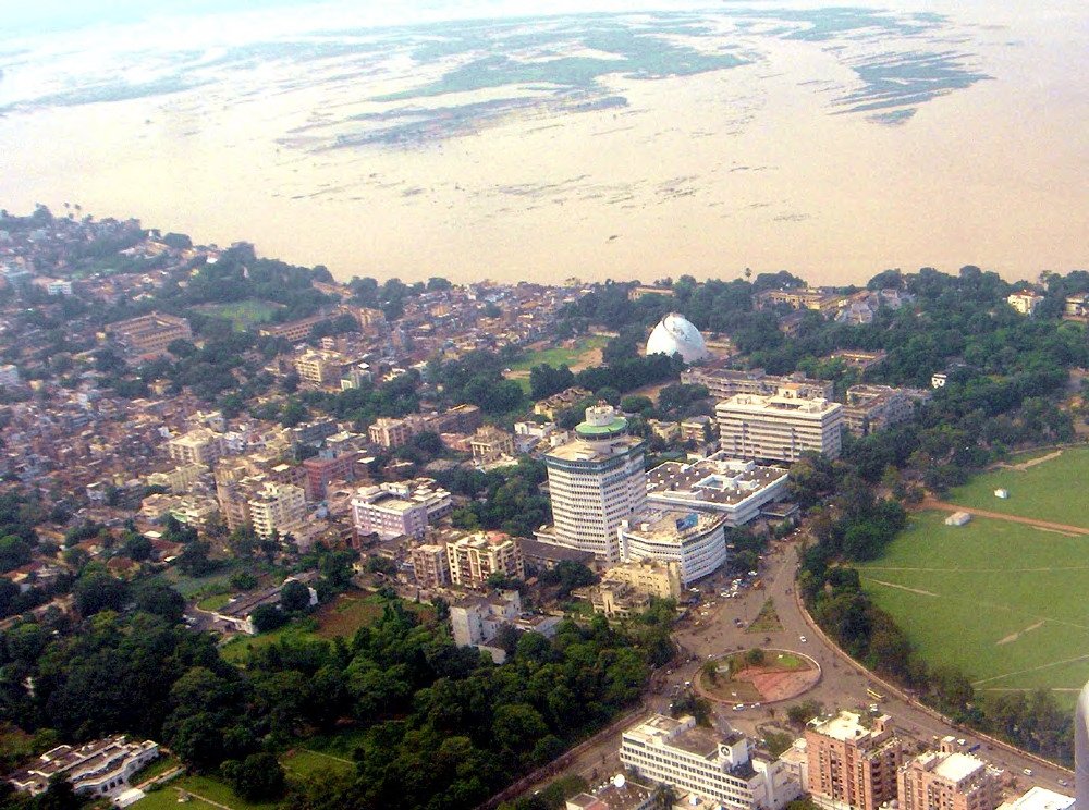 Aerial view of Patna