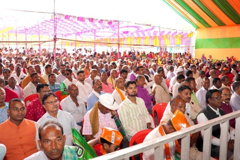 Addressing a public gathering in the Munger–Anga region (2026)