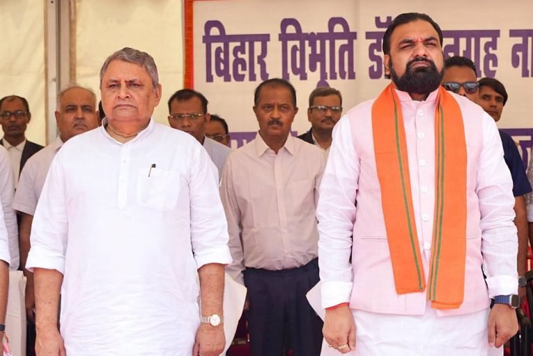 बिहार विधान मंडल परिसर, पटना में डॉ. अनुग्रह नारायण सिंह की जयंती पर (2026)