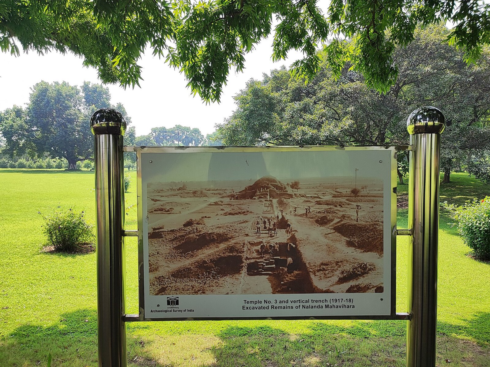 Ruins of the ancient Nalanda Mahavihara