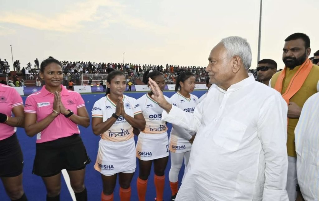 राजगीर खेल परिसर में खिलाड़ियों से मुलाक़ात, अगस्त 2024