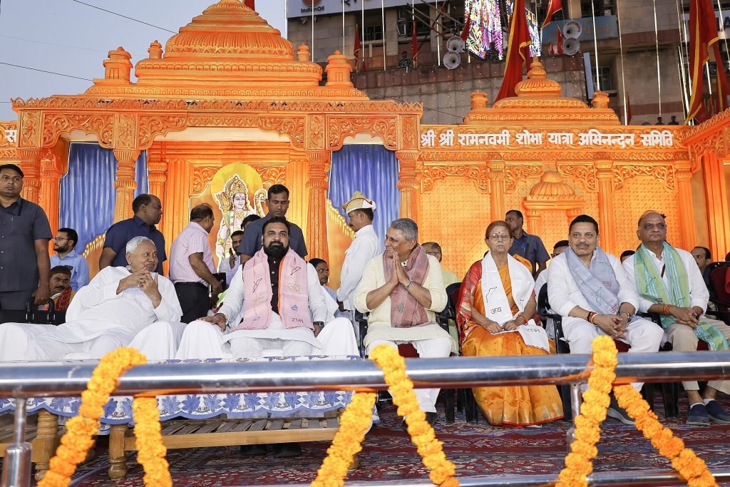पटना में रामनवमी शोभा यात्रा